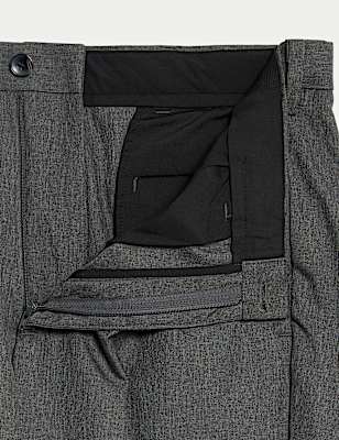 Crease Resistant Flexi Waist Trousers