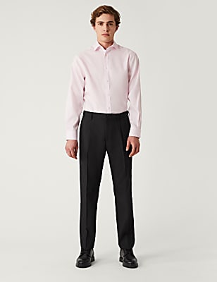 Crease Resistant Flexi Waist Trousers