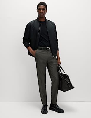 Slim Fit Crease Resist Smart Trousers