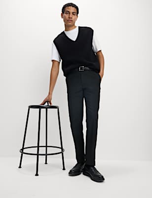 Slim Fit Crease Resist Smart Trousers