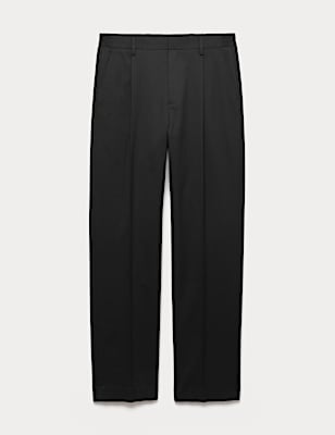 Relaxed Fit Smart Stretch Trousers