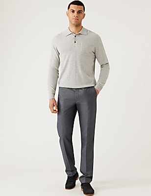 Regular Fit Crease Resist Trousers