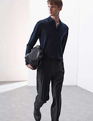 Tailored Fit 360 Flex Pleated Trousers