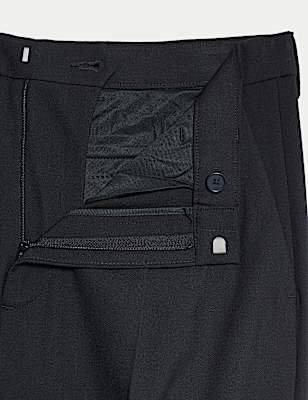 Tailored Fit 360 Flex Pleated Trousers