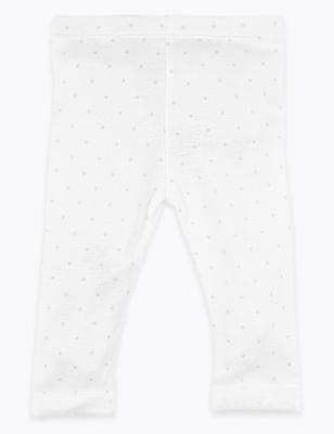Organic Cotton Star Design Leggings (7lbs-12 Mths)