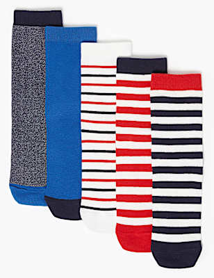 5 Pack of Striped Socks