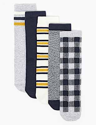 5 Pack of Cotton Socks