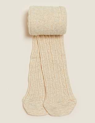 Cotton Cable Tights (2-14 Yrs)