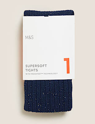 Supersoft Ribbed Tights (2-14 Yrs)