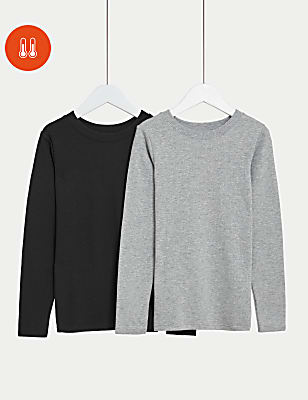 2pk Thermal Cotton Blend Vests