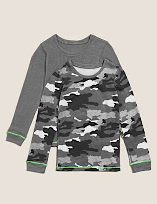 2pk Thermal Camo Vests (2-16 Yrs)