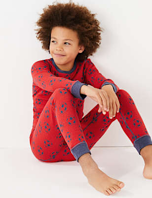 Football Print Thermal Set (18 Months - 16 Years)