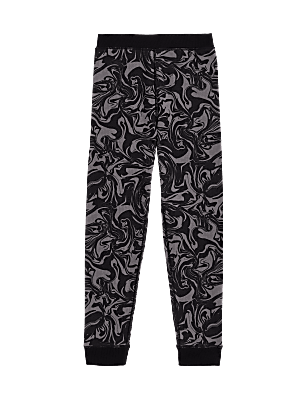 Heatgen&trade; Thermal Marble Print Long Johns (2-14 Yrs)