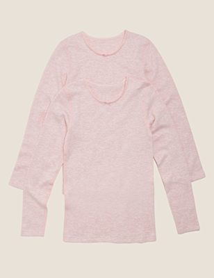 2pk Thermal Cotton Vests (2-16 Yrs)