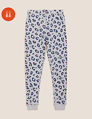 Thermal Cotton Rich Leopard Leggings