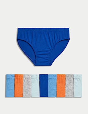 10pk Pure Cotton Briefs (2-14 Yrs)