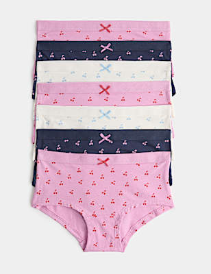 7 Pack Cotton Rich Cherry Shorts (5-16 Yrs)