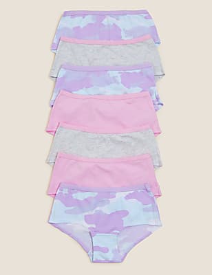 7pk Cotton Rich Camo Shorts