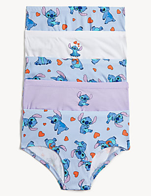 5pk Cotton Rich Lilo & Stitch&trade; Shorts