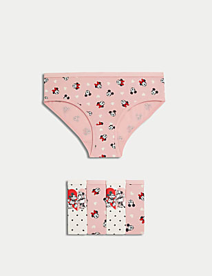 5pk Cotton with Stretch Minnie™ Knickers (2-8 Yrs)
