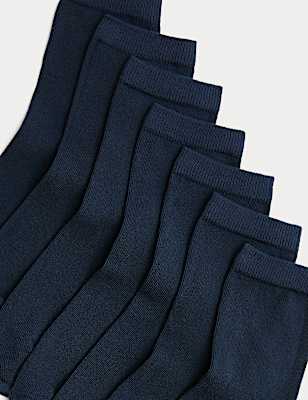 7 Pack of Ankle School Socks