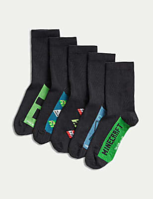 5pk Minecraft™ School Socks