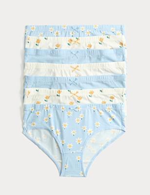 7 Pack Floral Knickers (18 Mths-14 Yrs)
