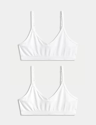 2pk Seamfree Crop Tops (9-16 Yrs)