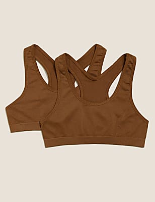 2pk Seamfree Crop Tops (6-16 Yrs)