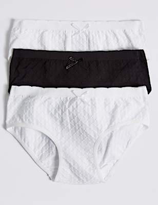 3 Pack Seamfree Bikini Knickers (6-16 Years)