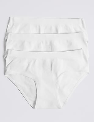 3 Pack Seamfree Bikini Knickers (6-16 Years)
