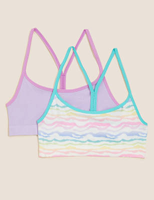 2P SF Zebra Strappy Back Crop (9-16 Yrs)