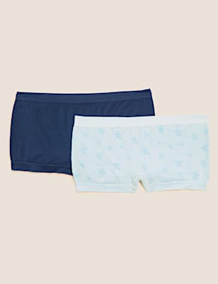 2pk Seamfree Star Shorts (6-16 Yrs)