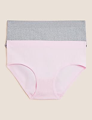 2pk Seamfree Knickers (9-16 Yrs)