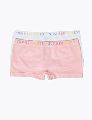 2 Pack Seamfree Shorts (6-16 Yrs)