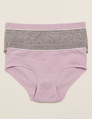 2pk Seamfree Knickers (6-16 Years)