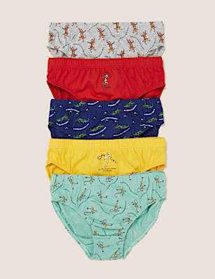 5pk Pure Cotton Roald Dahl™ & NHM™ Briefs