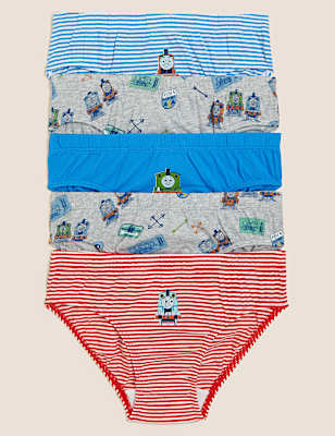5pk Pure Cotton Thomas & Friends&trade; Briefs