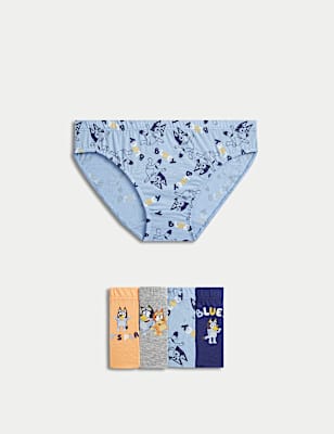 5pk Pure Cotton Bluey™ Briefs (2-8 Yrs)
