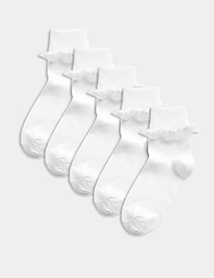 5pk of Frill Ankle Socks