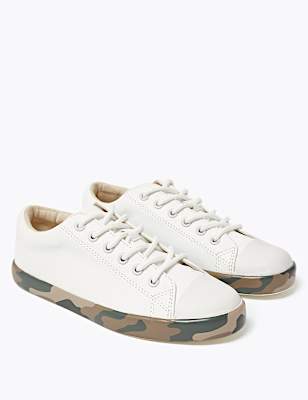 Kids' Camouflage Sole Trainers