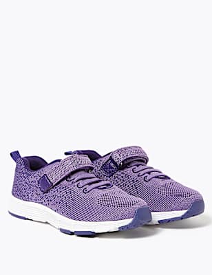 Kids' Knitted Riptape Trainers