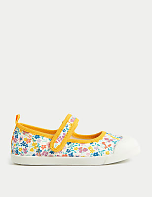 Kids' Floral Mary Jane Pumps
