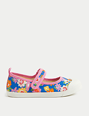 Kids’ Riptape Floral Mary Jane Shoes