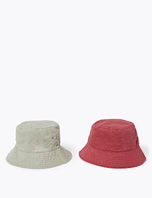 Kids' 2 Pack Pure Cotton Sun Hats