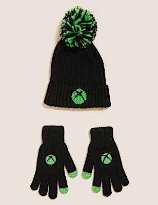 Kids' Xbox&trade; Hat and Glove Set (6-13 Yrs)