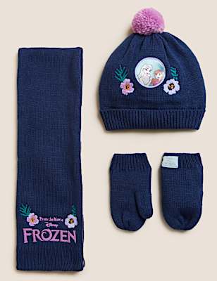 Kids' Frozen&trade; Hat, Scarf and Mitten Set