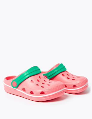 Kids' Contrast Strap Clogs