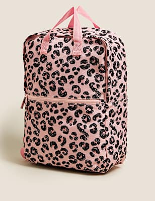 Kids' Water Repellent Leopard School Backpack