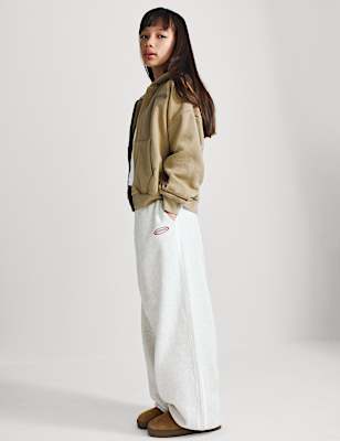 Cotton Rich Baggy Wide Leg Jogger (6-16 Yrs)